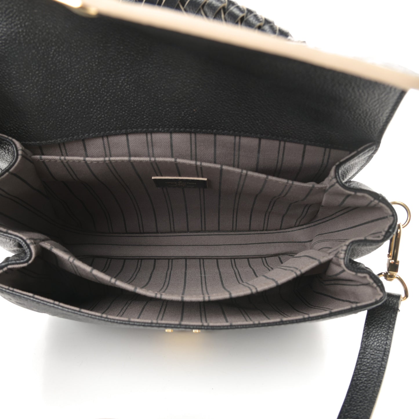 Empreinte Braided Pochette Metis Black