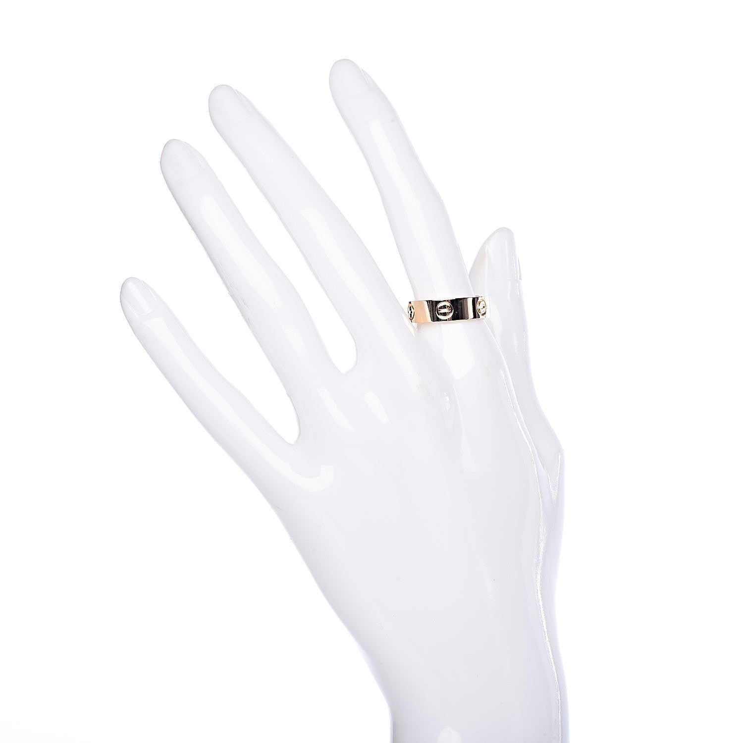 Cartier 18K Yellow Gold 5.5mm LOVE Ring 55 7.25 2 of 5