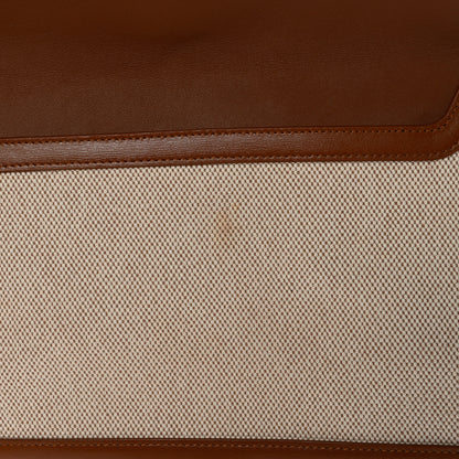 Saint Laurent Canvas Uptown Pouch Natural Beige Brick 8 of 11