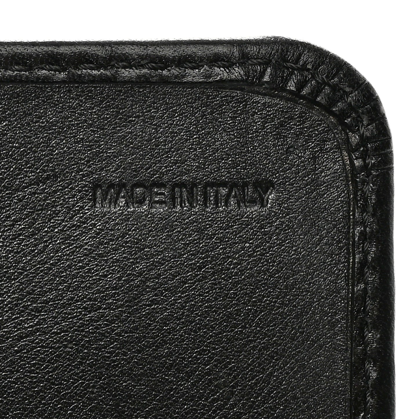 Bridle Calfskin House Check Medium Leighton Wallet Black
