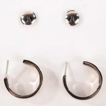 Cartier 18K White Gold 5.5mm LOVE Hoop Earrings 3 of 7