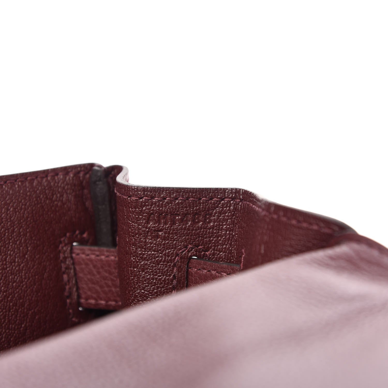 Hermes Evercolor Kelly Retourne 32 Bordeaux 9 of 12