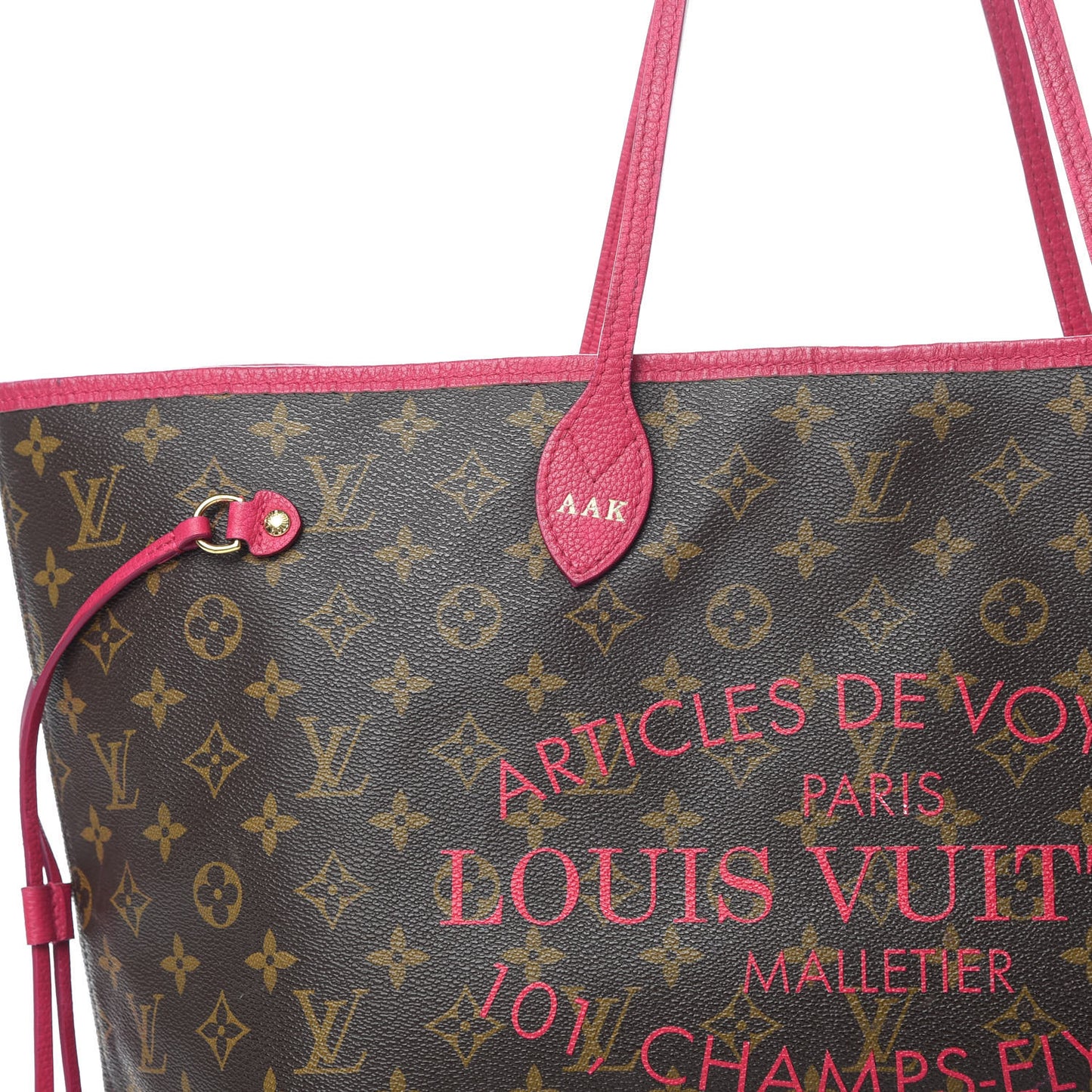 Monogram Articles de Voyage Ikat Neverfull GM Rose Indien