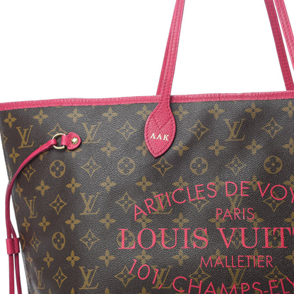 Louis Vuitton Monogram Articles de Voyage Ikat Neverfull GM Rose Indien 8 of 18