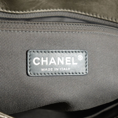 Chanel Aged Calfskin Reissue 2.55 Tote Dark Silver 6 of 7