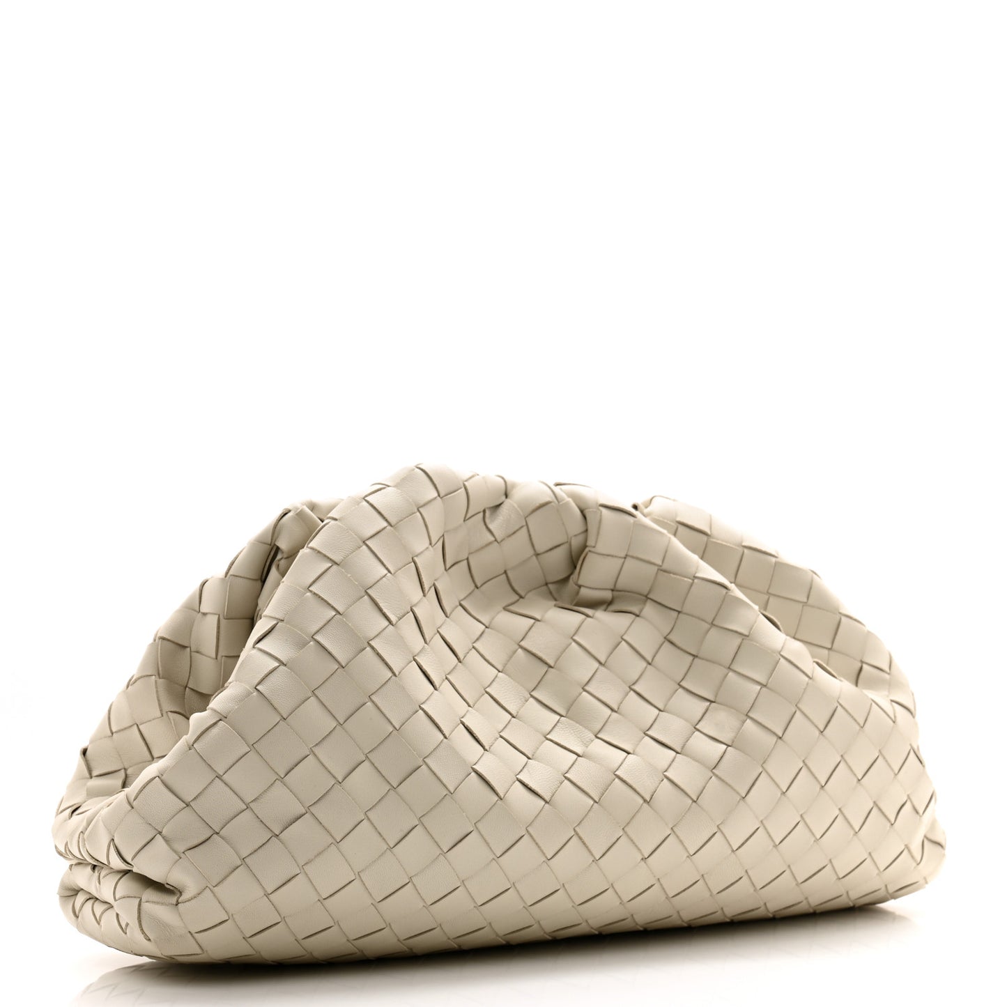 Nappa Maxi Intrecciato The Pouch Oversized Clutch Plaster