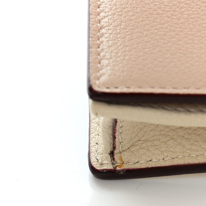 Jimmy Choo Grainy Calfskin Zuri Card Holder Linen 9 of 12