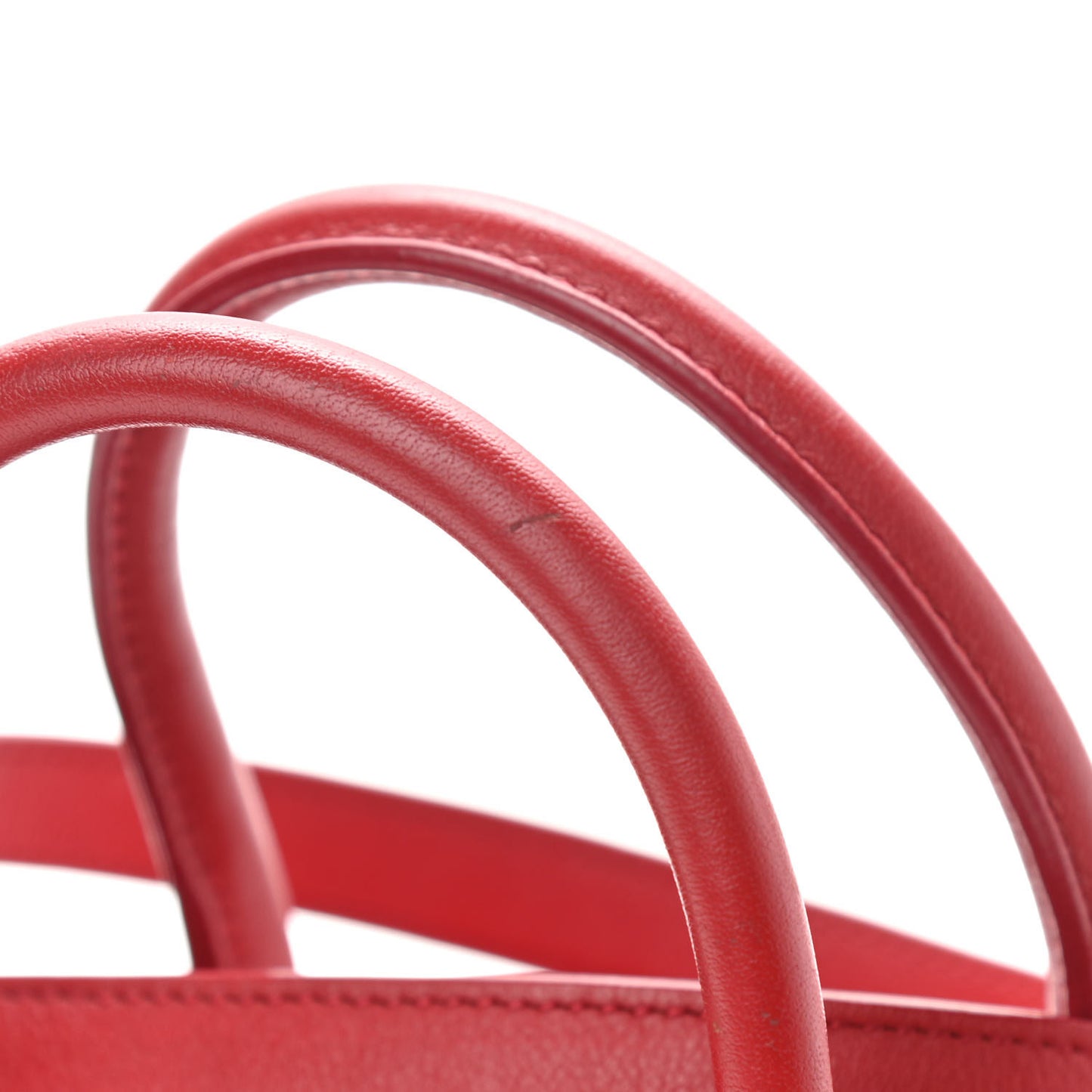 Calfskin Nano Sac De Jour Lipstick Red