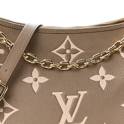 Louis Vuitton Empreinte Monogram Giant Loop Hobo Dove Gray Cream 7 of 9