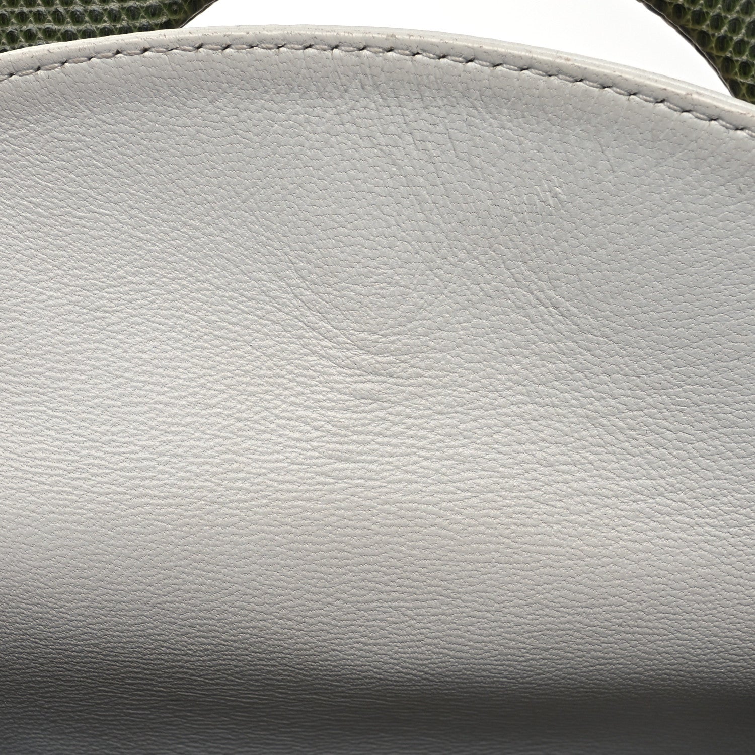 Christian Dior Lizard Satin Beaded Floral Embroidered Mini Lady Dior White Green Multicolor 11 of 12