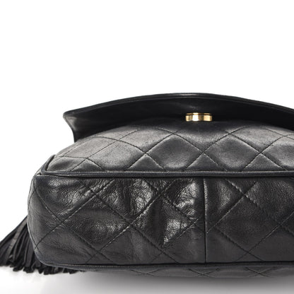 Chanel Lambskin Quilted Small Single Flap Black 12 of 15
