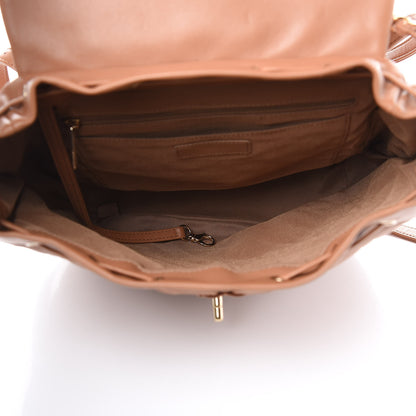 Chanel Lambskin Quilted Large Urban Spirit Backpack Dark Beige 5 of 12