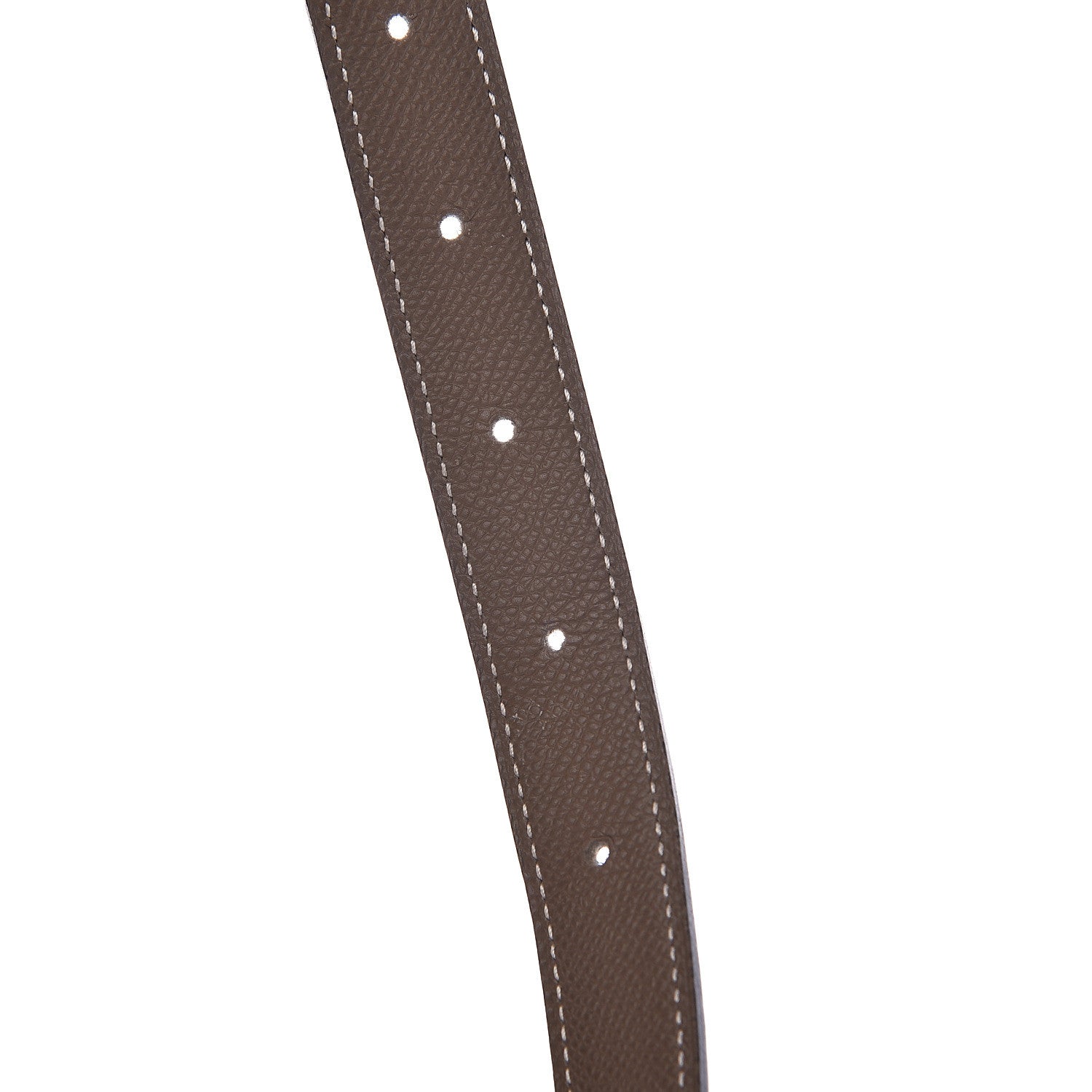 Hermes Swift Epsom 24mm Mini Constance H Belt 90 Black Etoupe 5 of 9