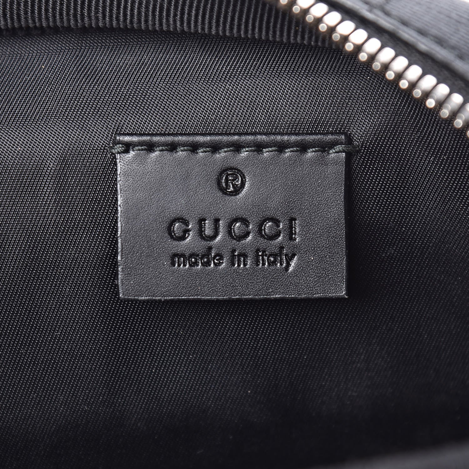 Gucci GG Supreme Monogram Web Belt Bag Black 7 of 11