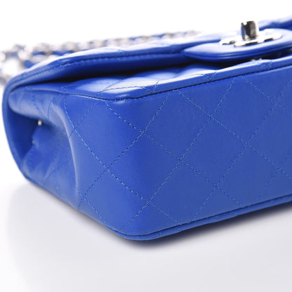 Chanel Lambskin Quilted Mini Rectangular Flap Royal Blue 8 of 10