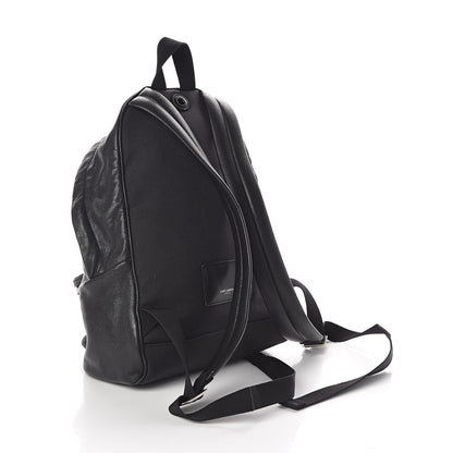 Saint Laurent Sheepskin Mini Love Appliqué City Backpack Black 3 of 9