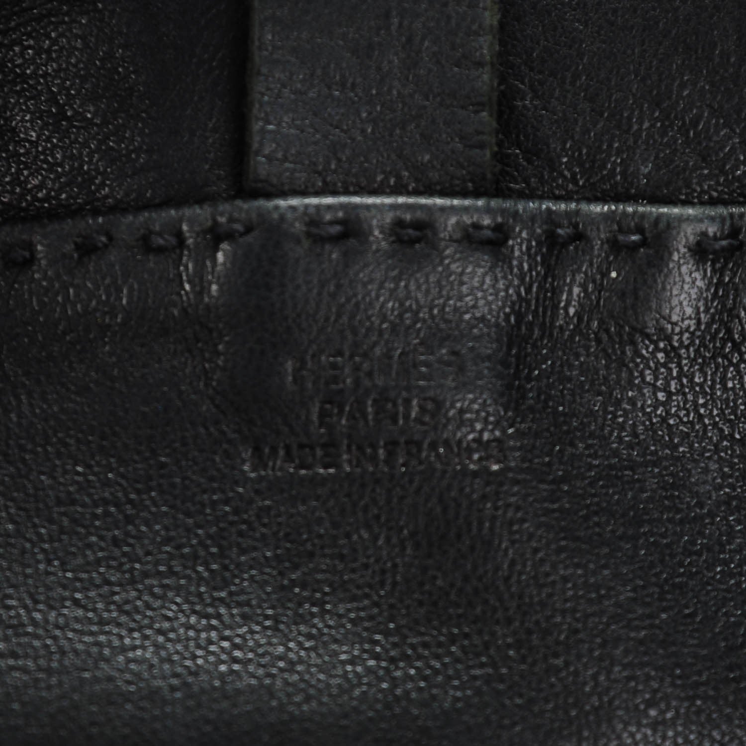 Hermes Lambskin Toudou Perfore Crossbody Bag Black 6 of 7