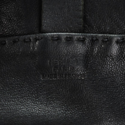 Hermes Lambskin Toudou Perfore Crossbody Bag Black 6 of 7