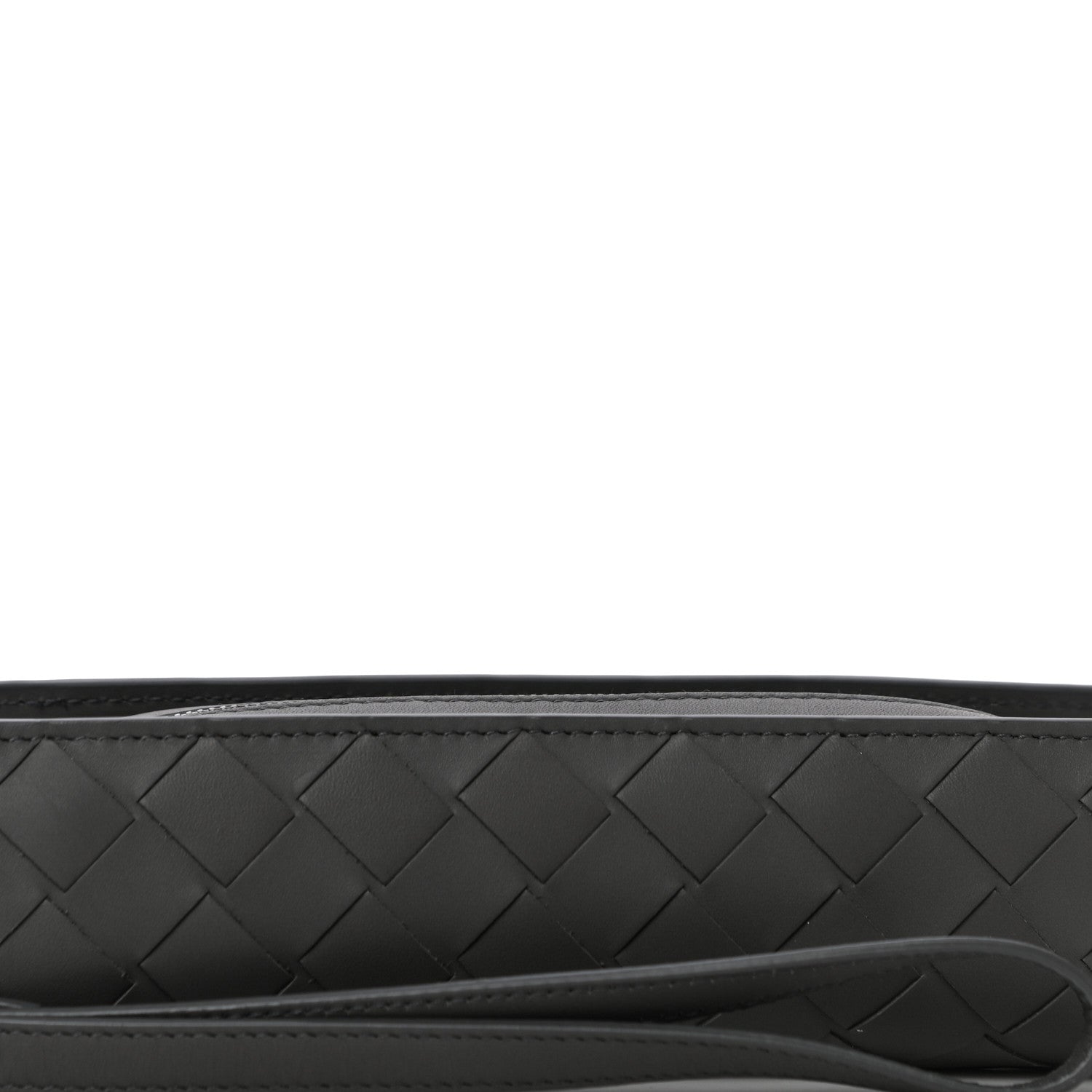 Bottega Veneta Nappa Maxi Intreccio Wristlet Pouch Graphite 9 of 18