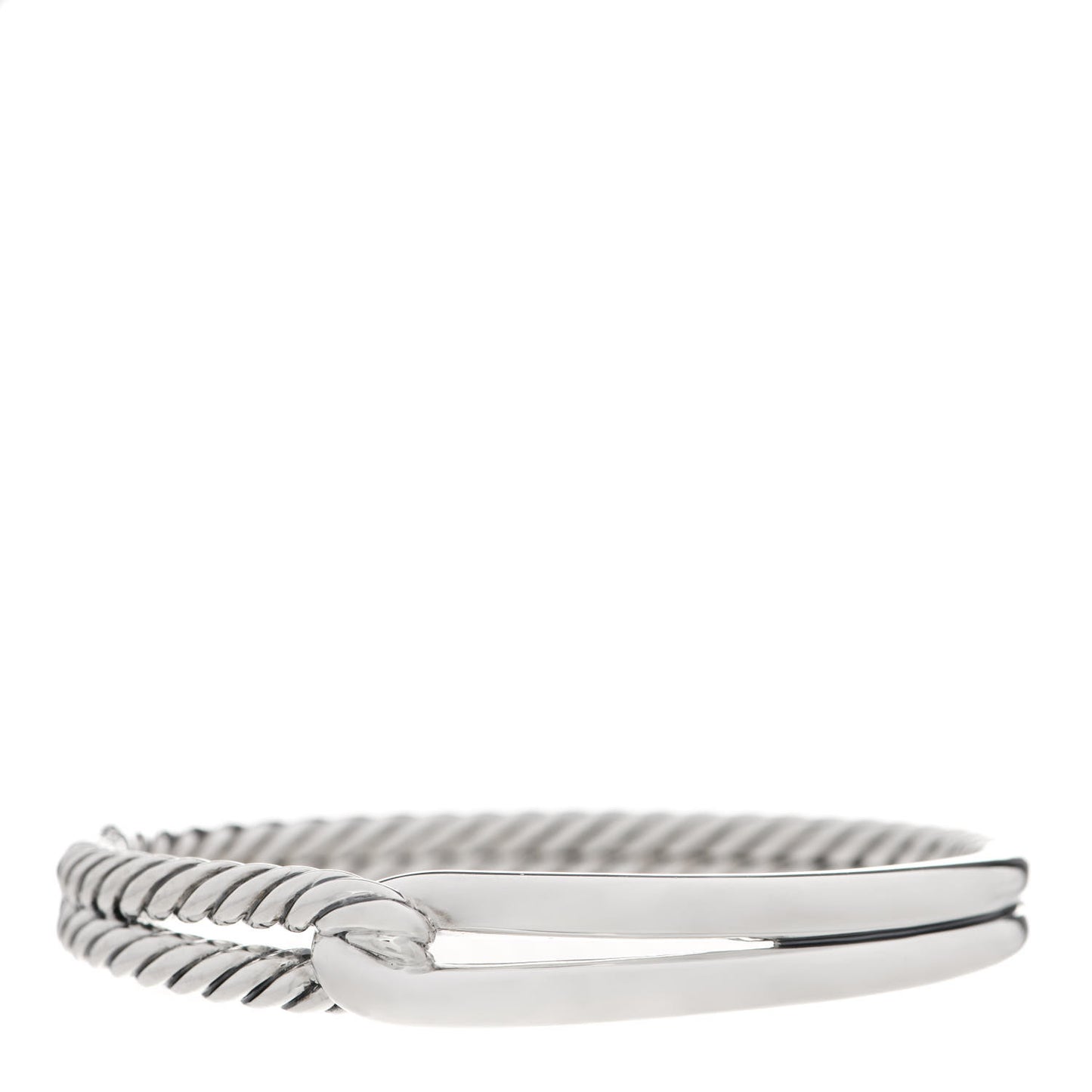 Sterling Silver 10mm Single Loop Labyrinth Bracelet