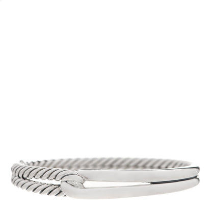 David Yurman Sterling Silver 10mm Single Loop Labyrinth Bracelet 1 of 4