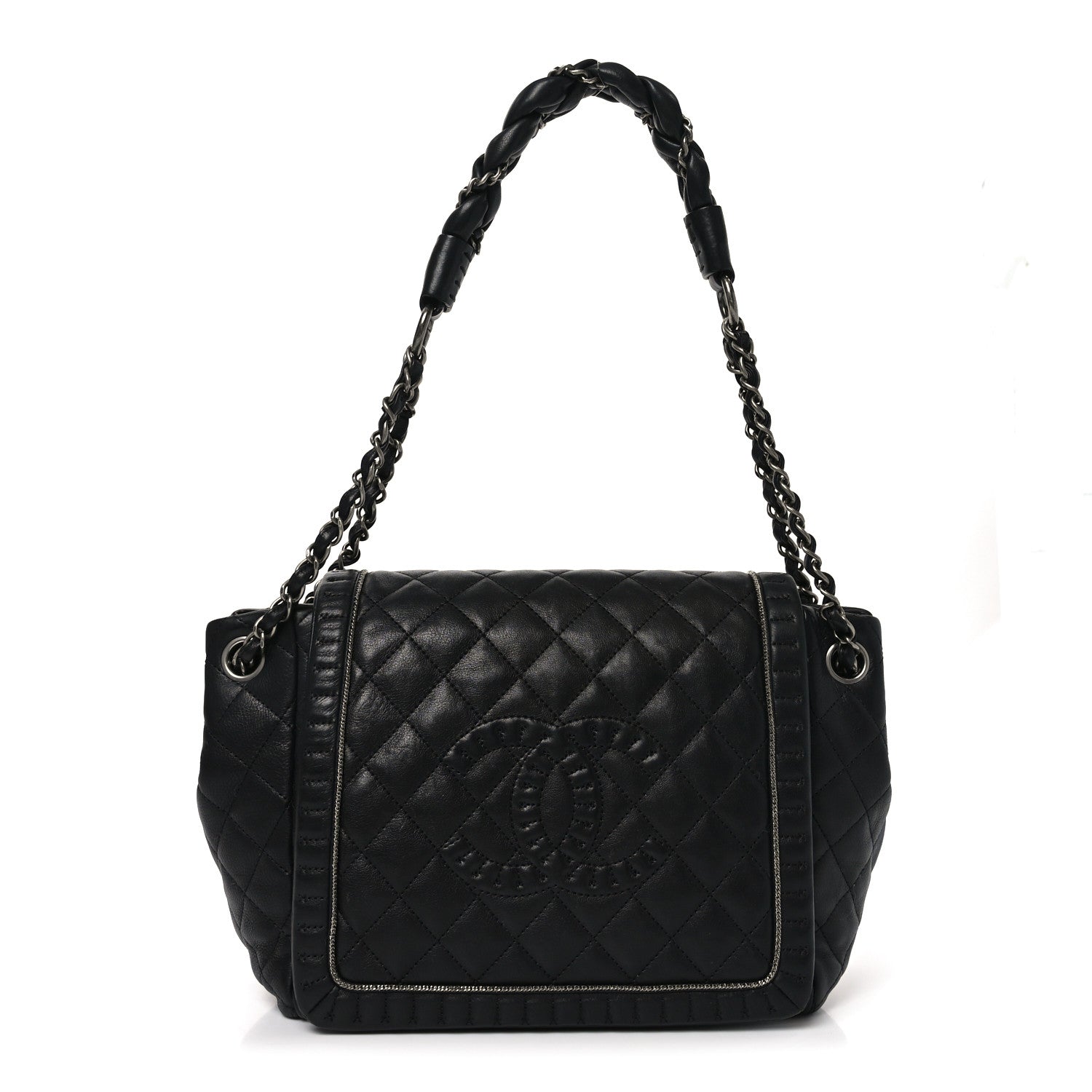 Chanel Calfskin Quilted Istanbul Accordion Flap Black 1 of 11