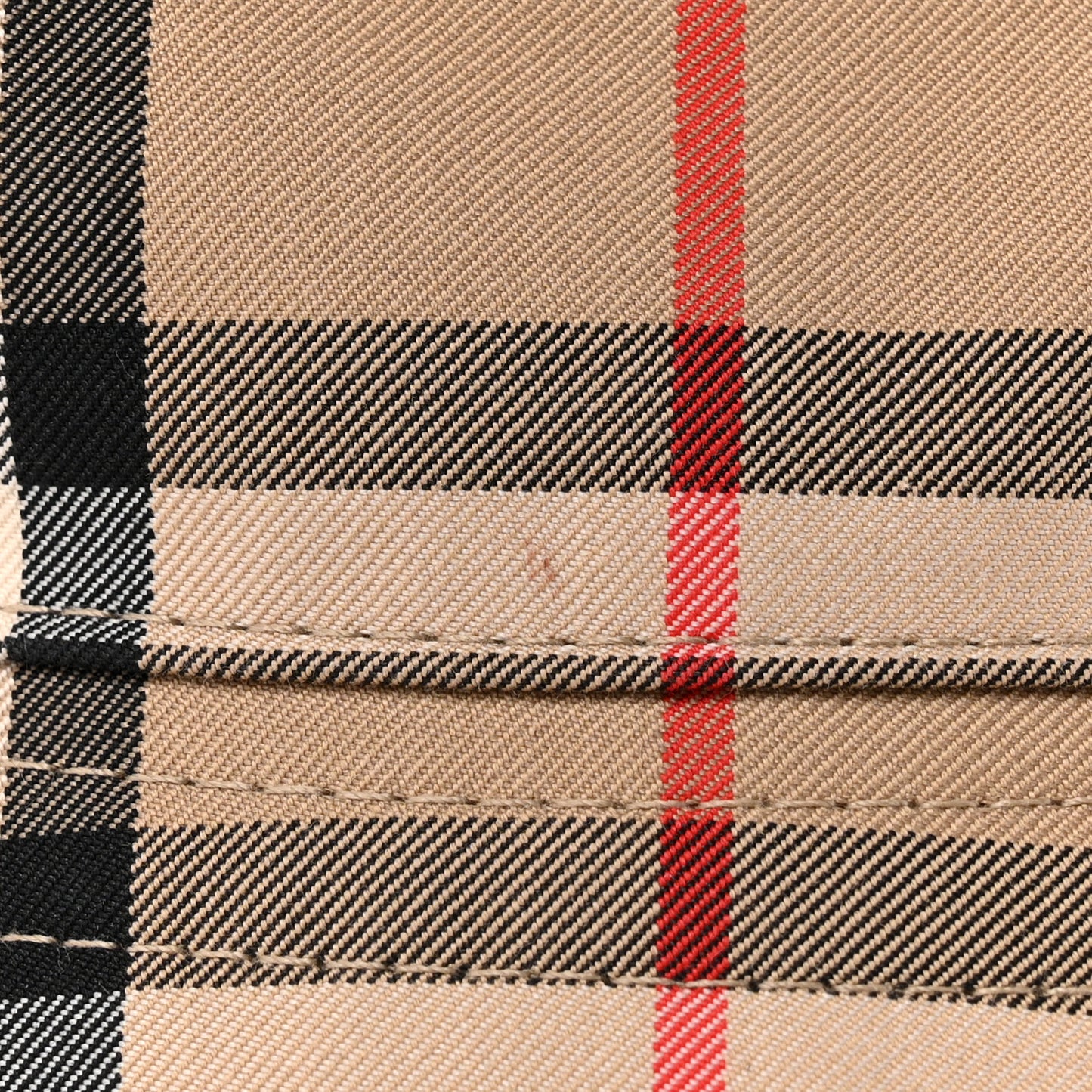 Technical Cotton Vintage Check Bucket Hat M Archive Beige