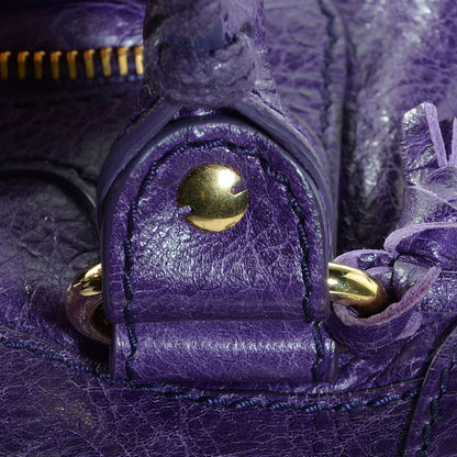 Balenciaga Agneau Giant 12 Gold Hardware Velo Dark Violet 5 of 10