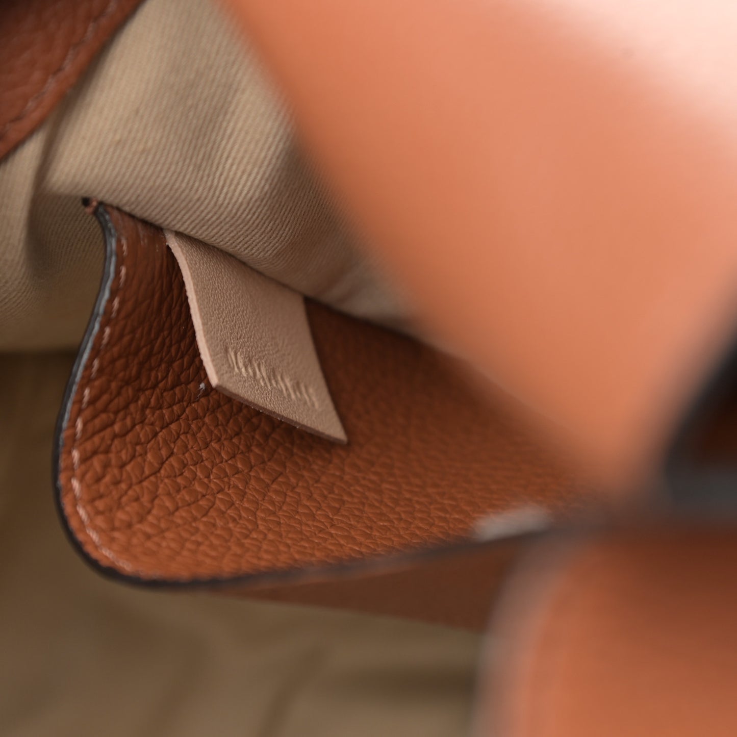 Calfskin Medium Marcie Round Crossbody Bag Tan