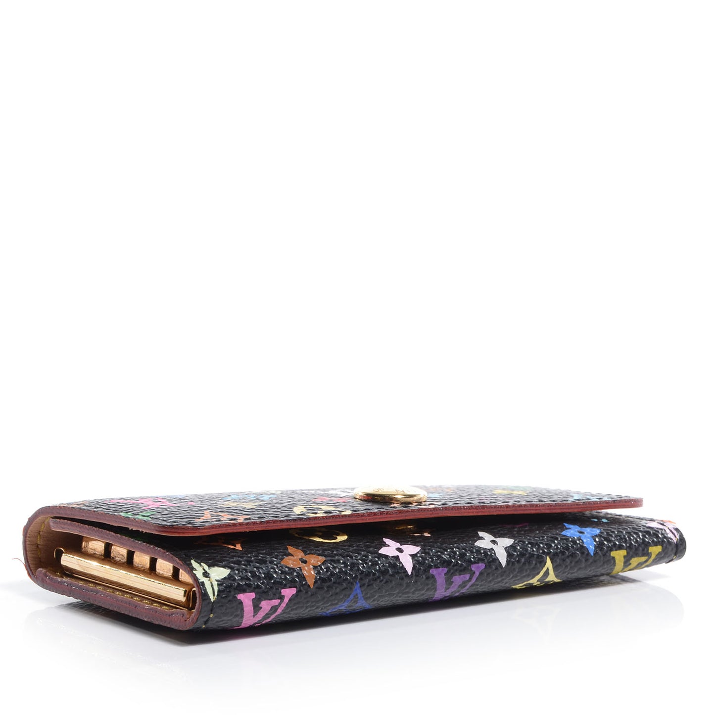 Monogram Multicolor Multicles 4 Key Holder Black