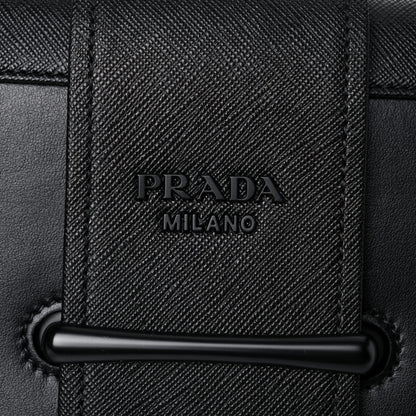 Prada City Calfskin Sidonie Shoulder Bag Black 9 of 9