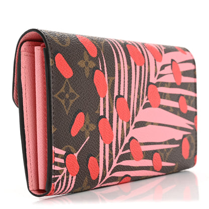 Louis Vuitton Monogram Jungle Dots Sarah Wallet Sugar Pink Poppy 3 of 6