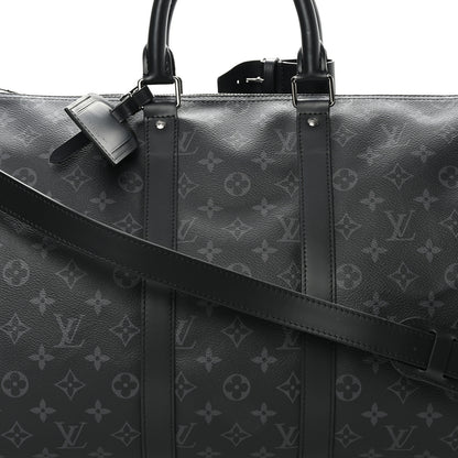 Louis Vuitton Monogram Eclipse Keepall Bandouliere 45 7 of 10