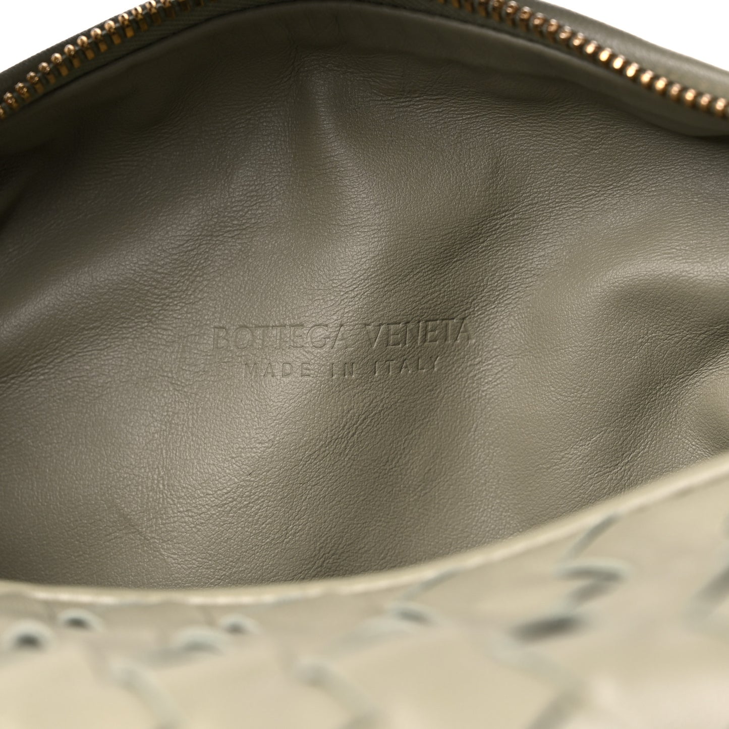 Nappa Intrecciato Teen Jodie Hobo Travertine