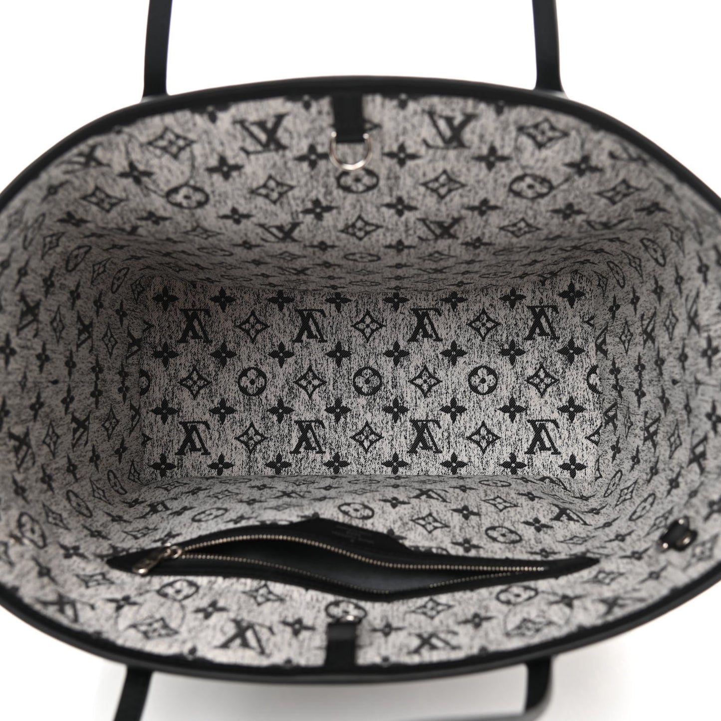 Denim Monogram Jacquard Neverfull MM Grey