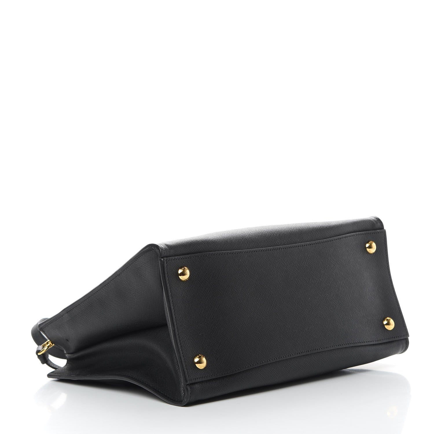 Prada Saffiano Soft Tote Black 4 of 14
