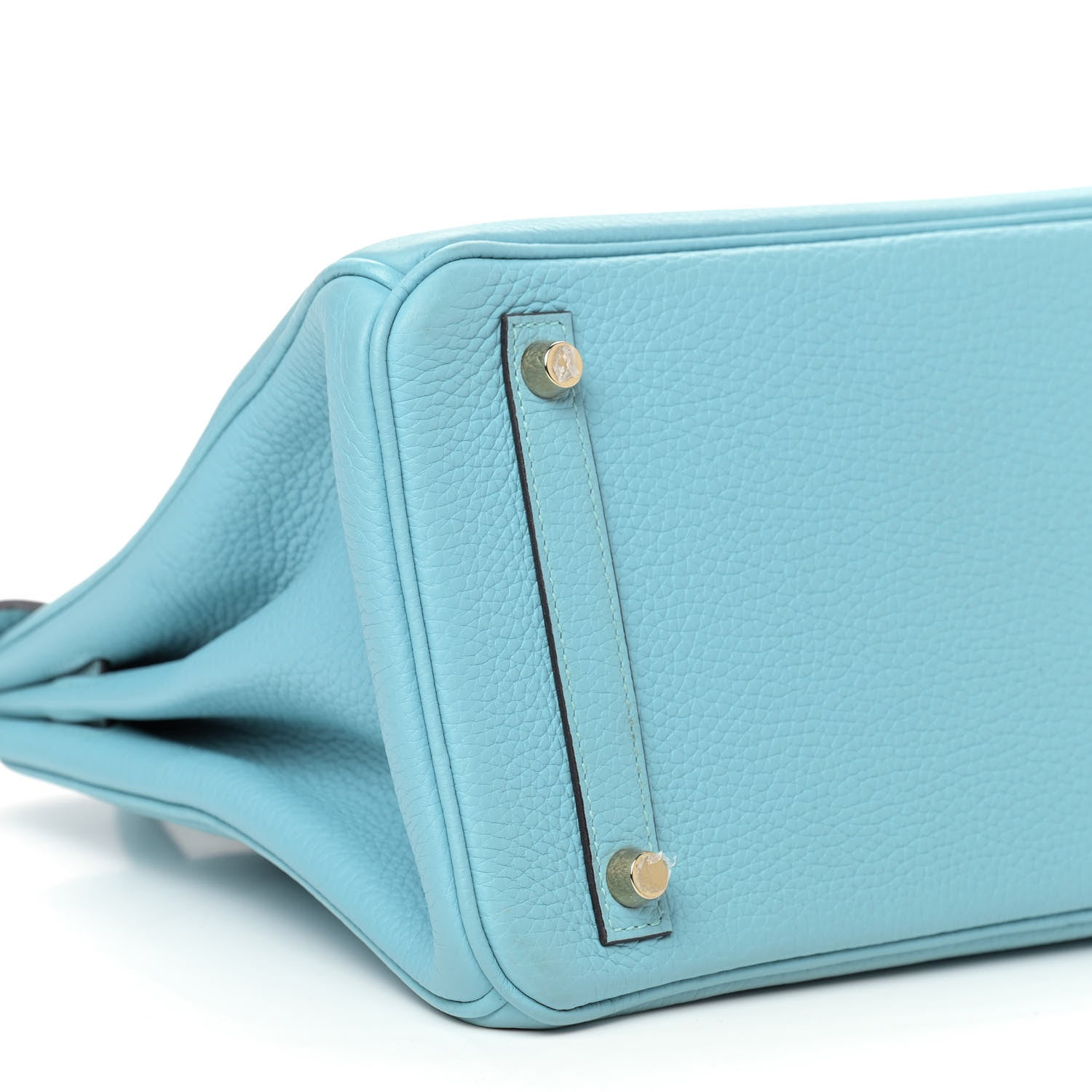 Hermes Taurillon Clemence Birkin 30 Bleu Atoll 9 of 10