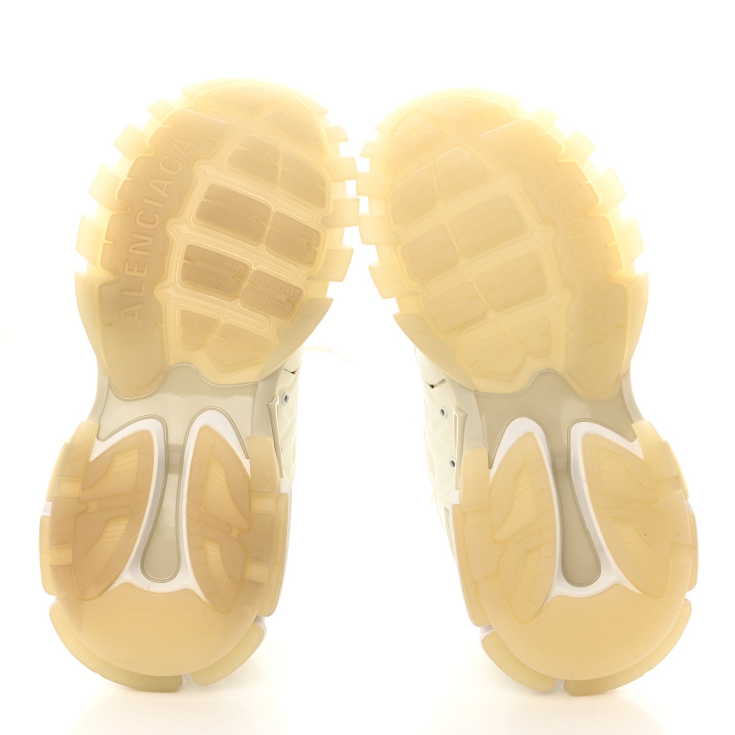 Mesh Nubuck Effect Fabric Glow in the Dark Womens Track Sneakers 41 White