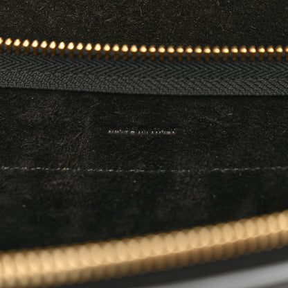 Celine Calfskin Crocodile Embossed Nano Belt Bag Black 7 of 10