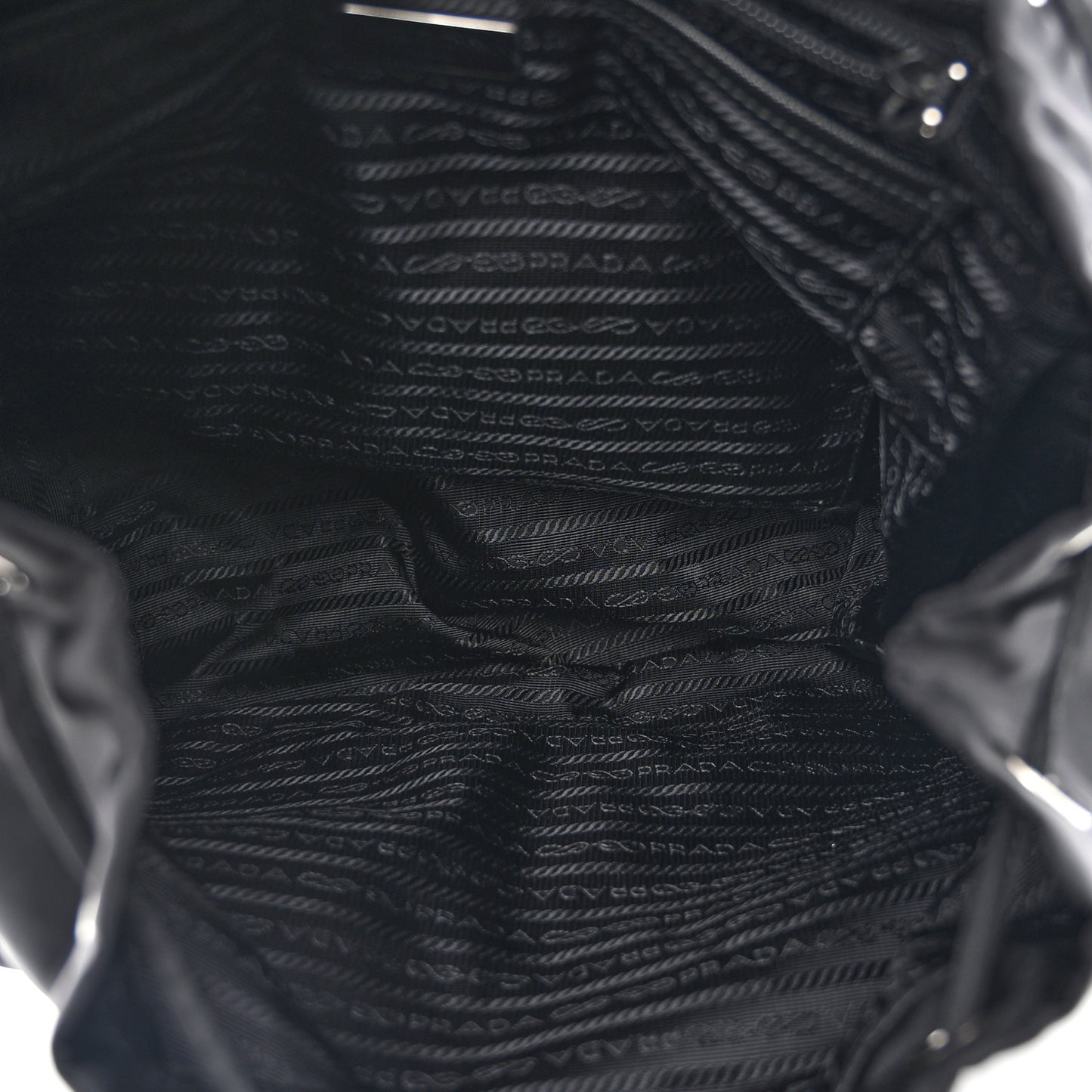 Re-Nylon Vela Saffiano Medium Backpack Black