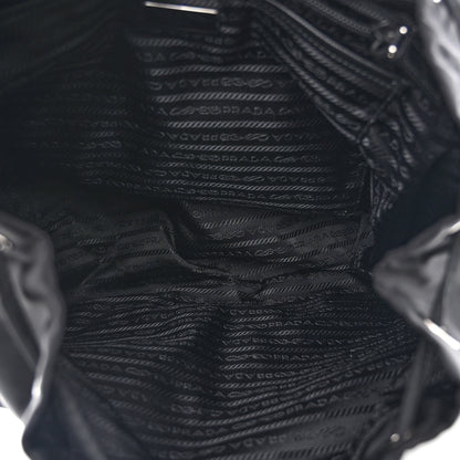 Prada Re-Nylon Vela Saffiano Medium Backpack Black 5 of 10