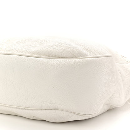 Bottega Veneta Cervo Intrecciato Shoulder Bag White 10 of 17