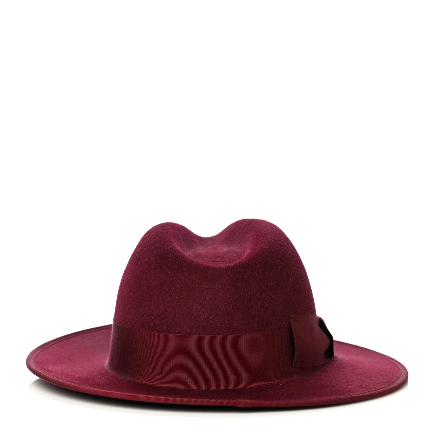 Gucci Felt Bow Hat L Burgundy 4 of 7