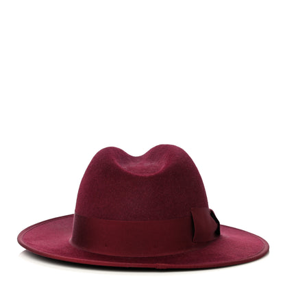 Gucci Felt Bow Hat L Burgundy 4 of 7