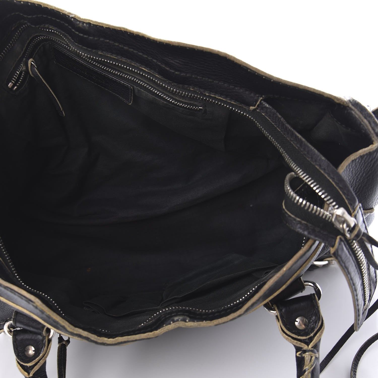 Balenciaga Supple Grained Calfskin Classic Silver Hardware Highlight City Black 5 of 10