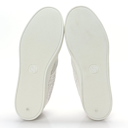 Gucci Nappa Web G Rhombus Quilted Mens Slip On Sneakers 8.5 Great White 5 of 7