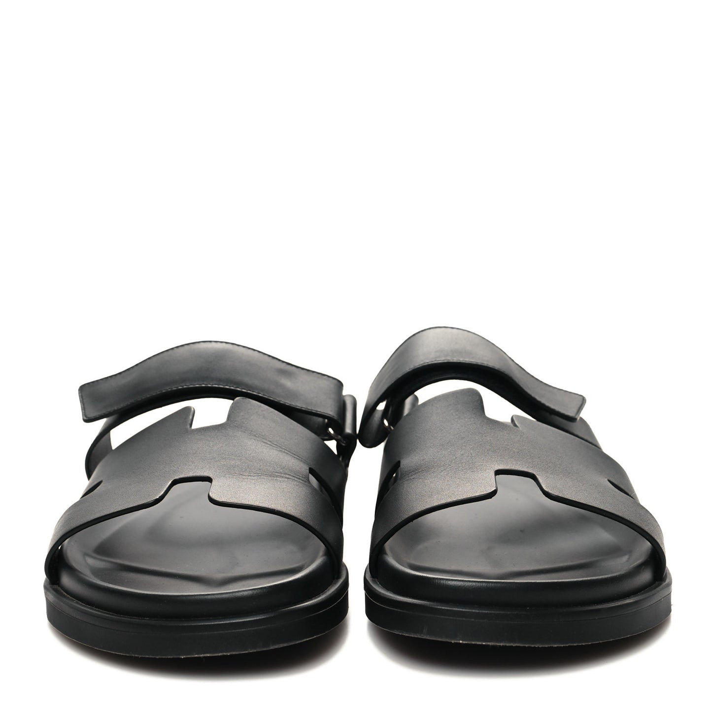 Calfskin Mens Chypre Sandals 43 Black