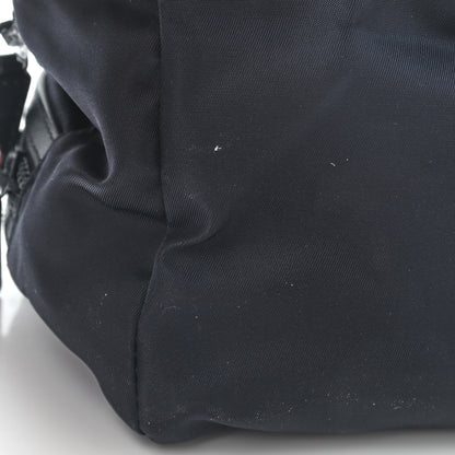 Prada Tessuto Nylon Saffiano Pouch Blue 10 of 10