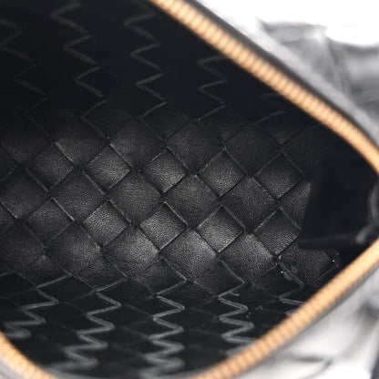 Bottega Veneta Nappa Intrecciato Metallic Knot Mini Loop Camera Bag Black 5 of 9