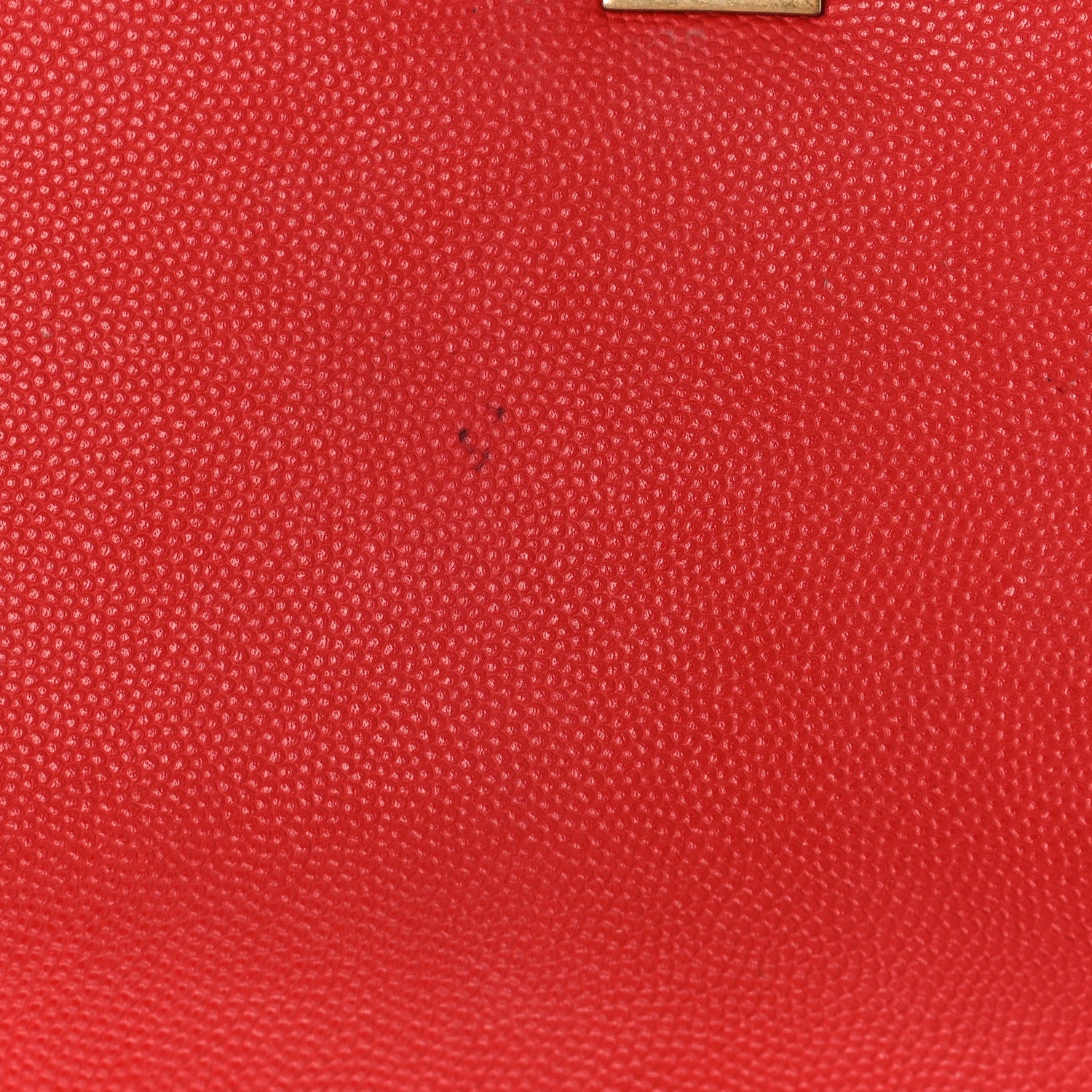 Chanel Caviar Quilted Small Coco Handle Flap Red 12 of 13